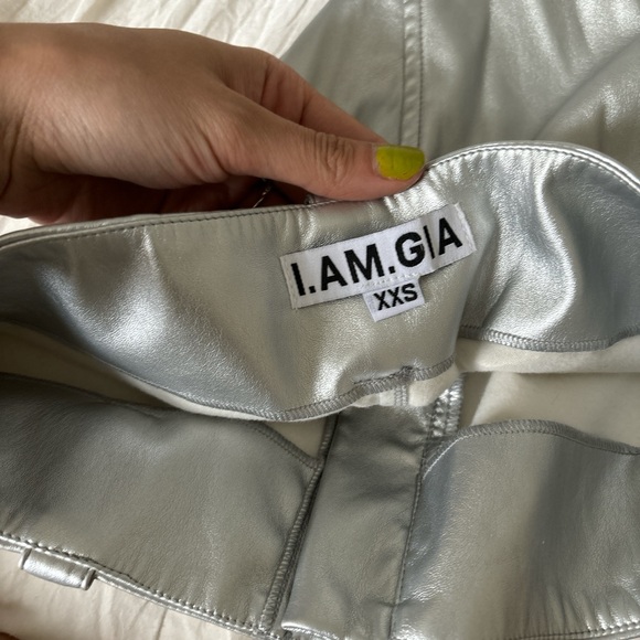 Silver Metallica Mini Skirt from I.Am.Gia - Picture 2 of 4
